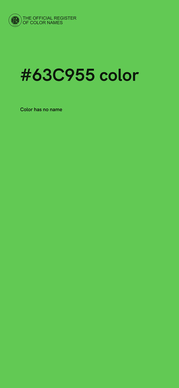 #63C955 color image