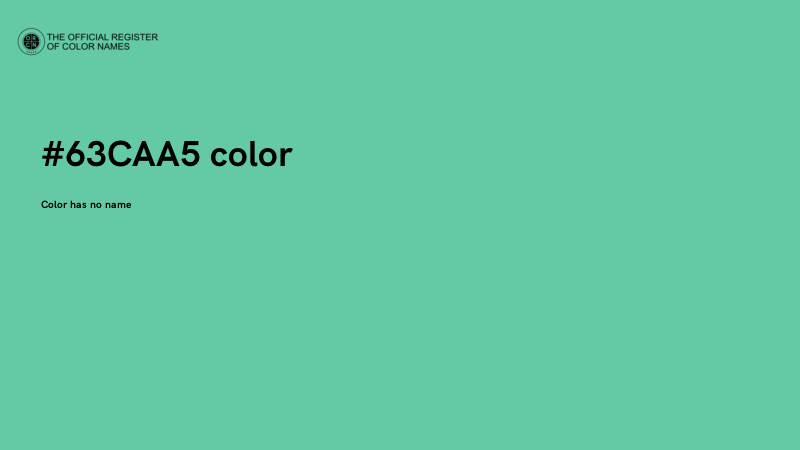 #63CAA5 color image