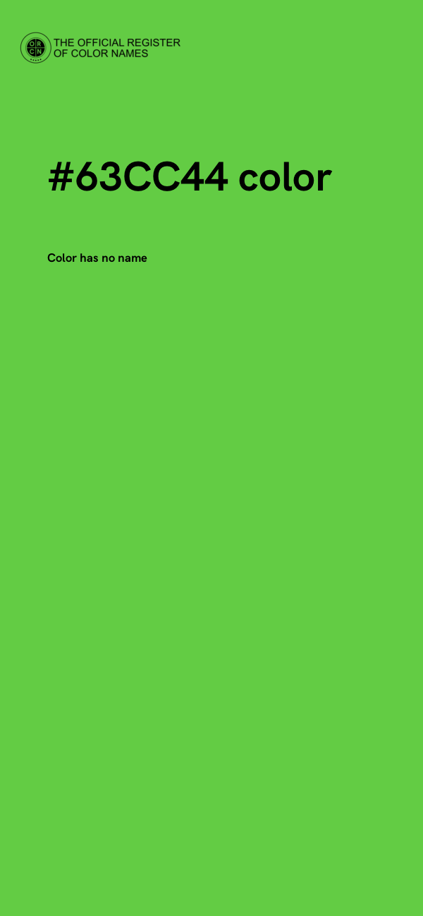 #63CC44 color image