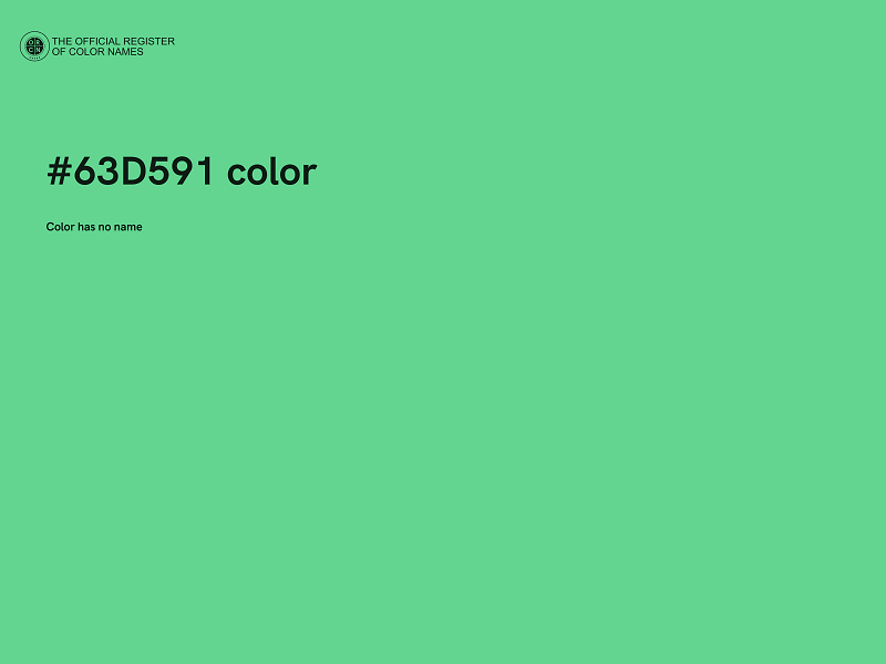#63D591 color image