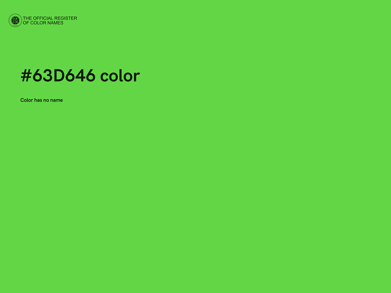 #63D646 color image