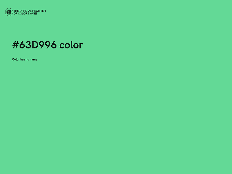 #63D996 color image