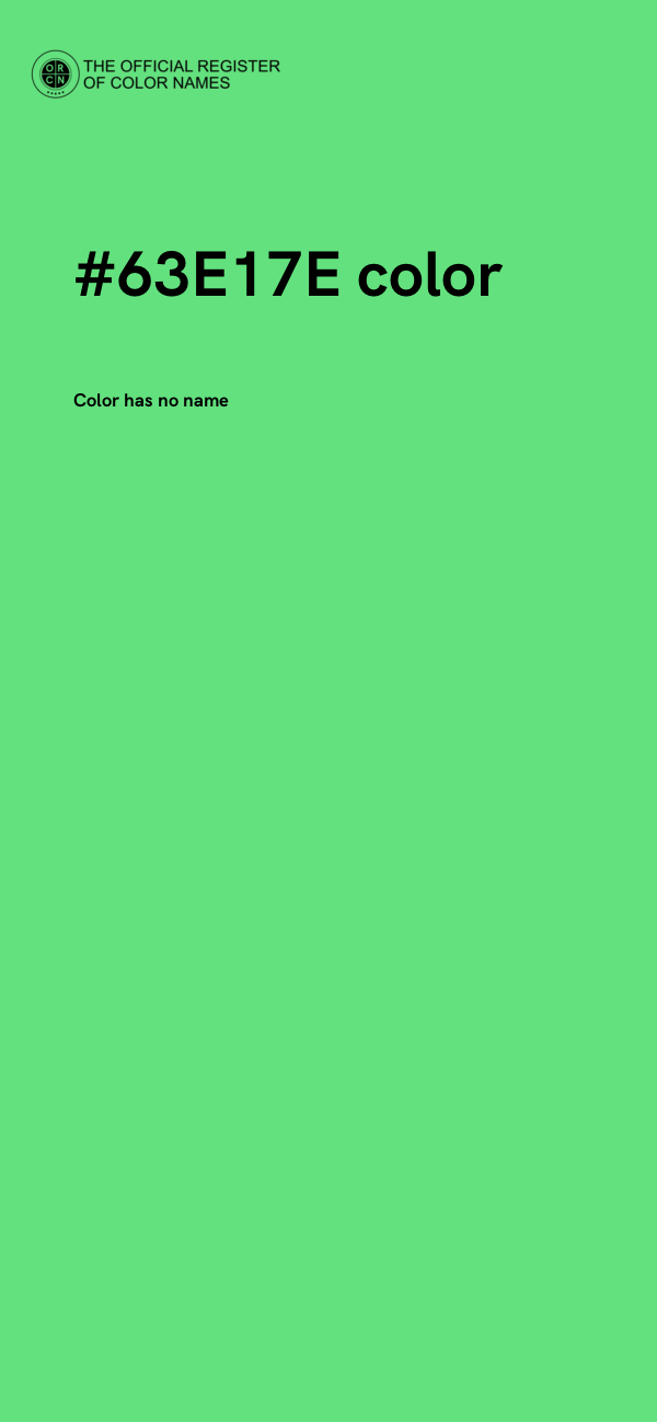 #63E17E color image