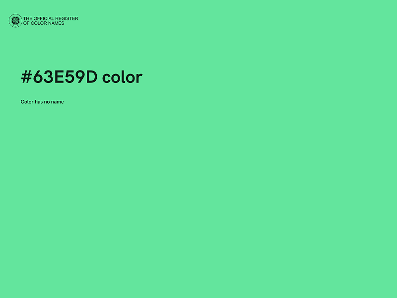 #63E59D color image