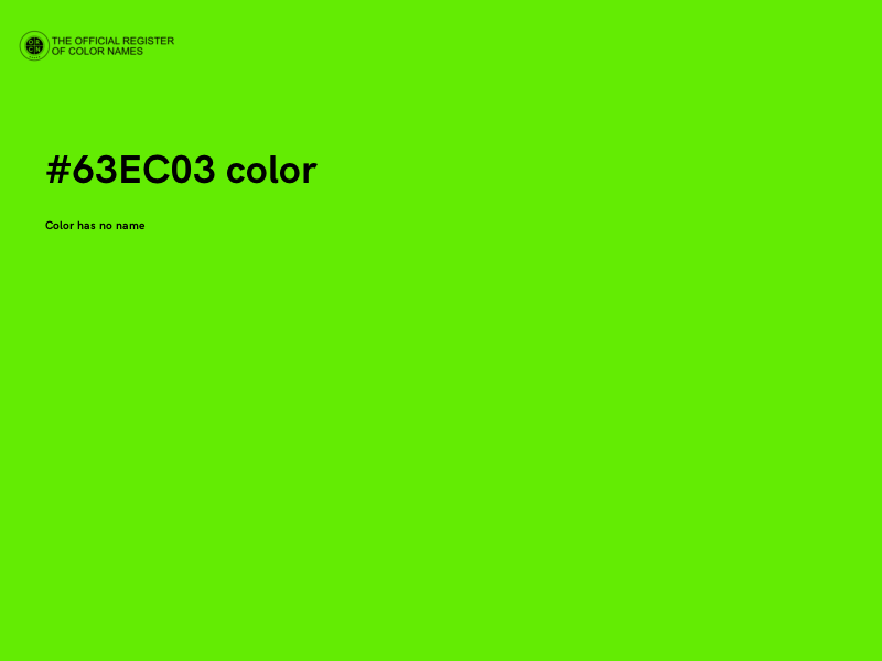 #63EC03 color image