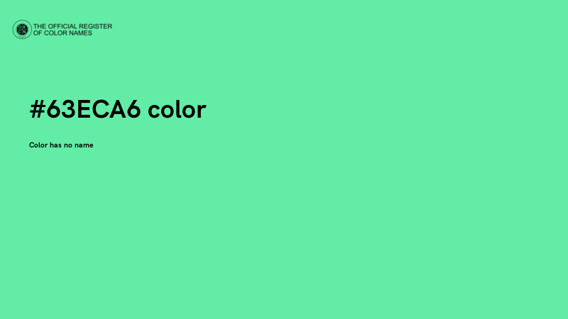 #63ECA6 color image