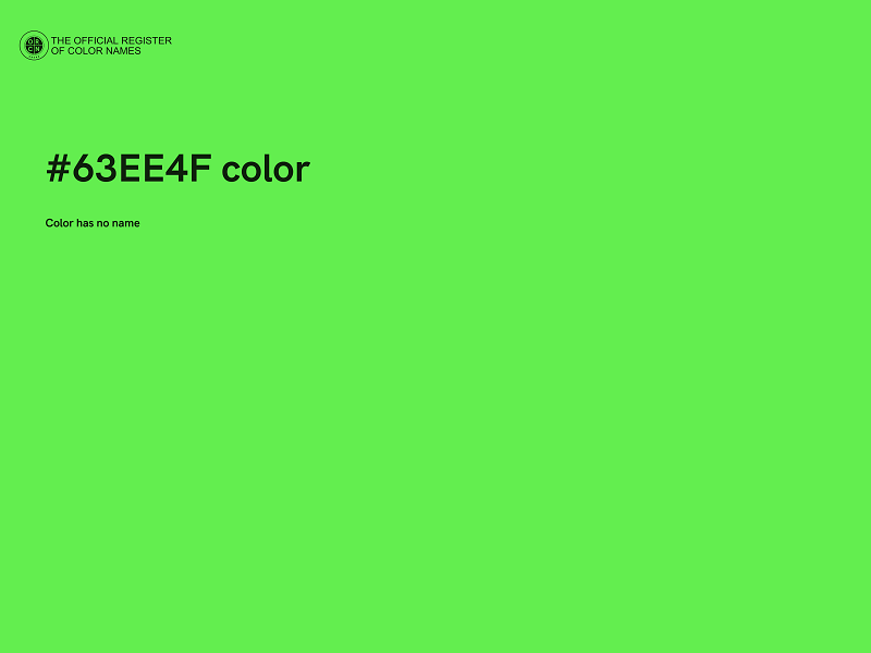 #63EE4F color image