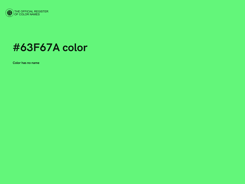 #63F67A color image