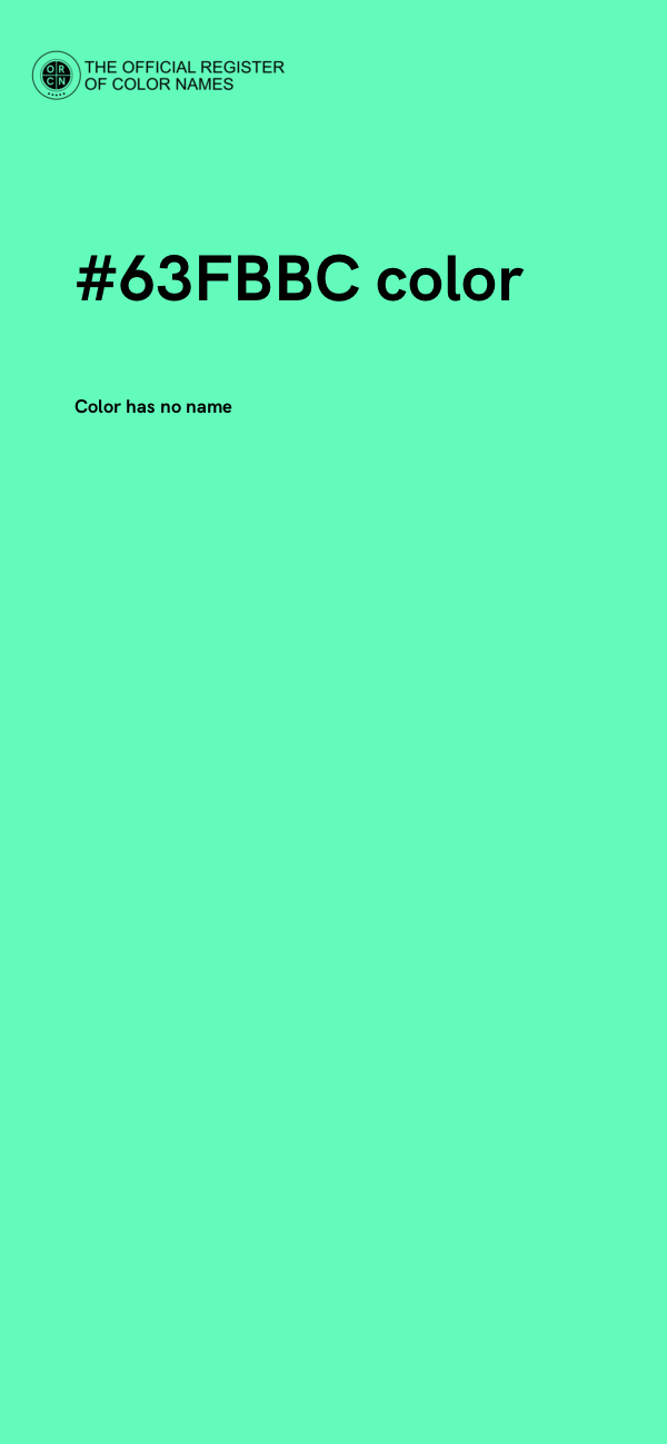 #63FBBC color image