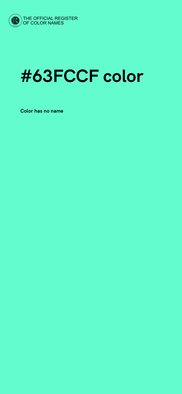 #63FCCF color image