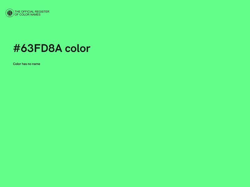 #63FD8A color image