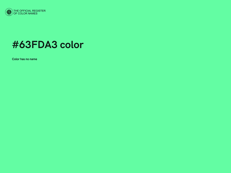 #63FDA3 color image