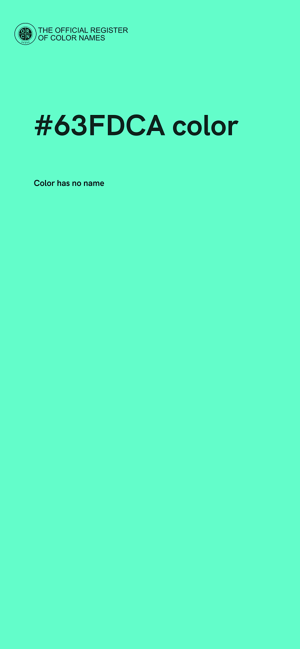 #63FDCA color image