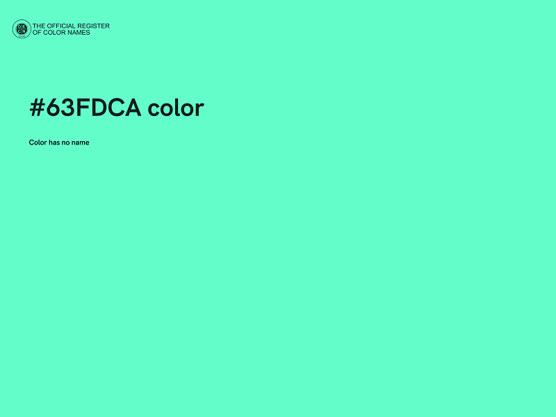 #63FDCA color image