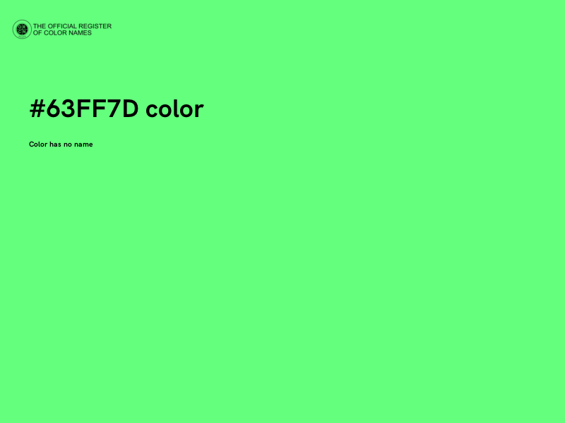 #63FF7D color image