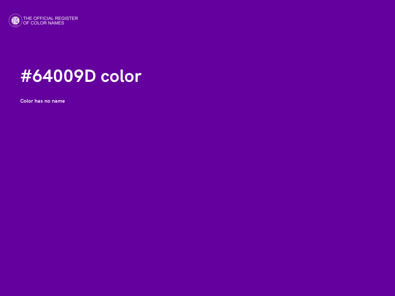 #64009D color image