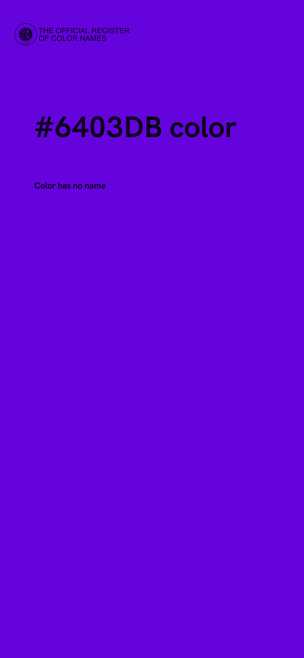 #6403DB color image