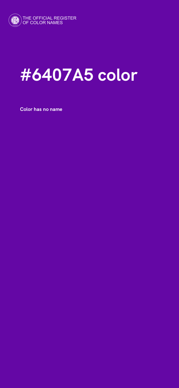 #6407A5 color image