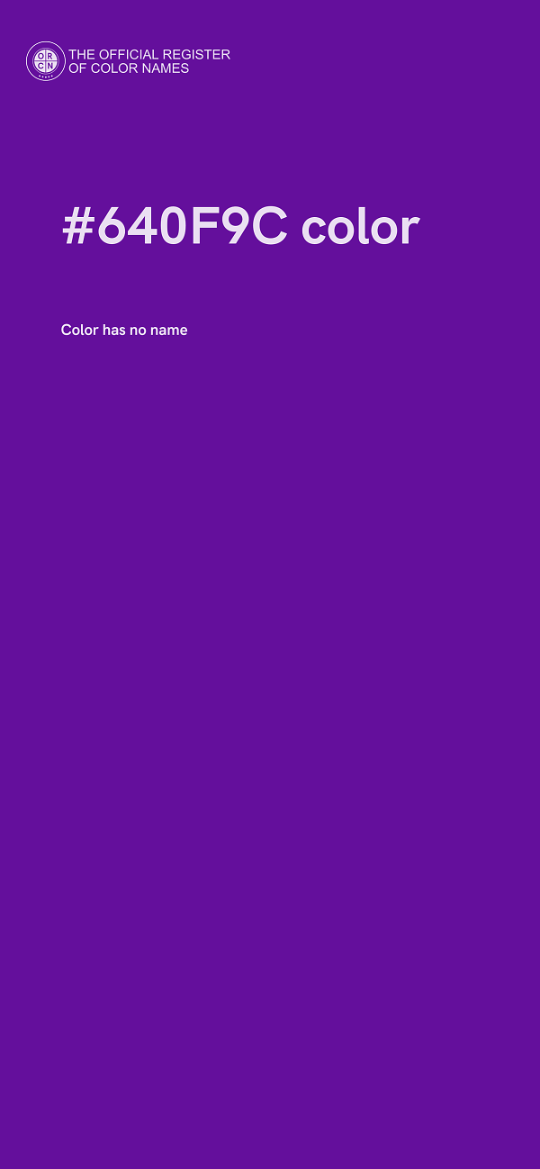 #640F9C color image