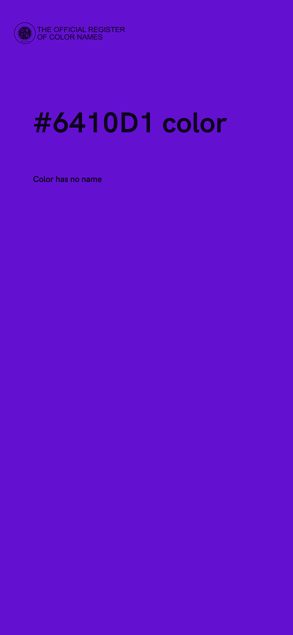 #6410D1 color image