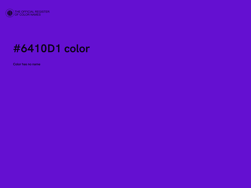 #6410D1 color image