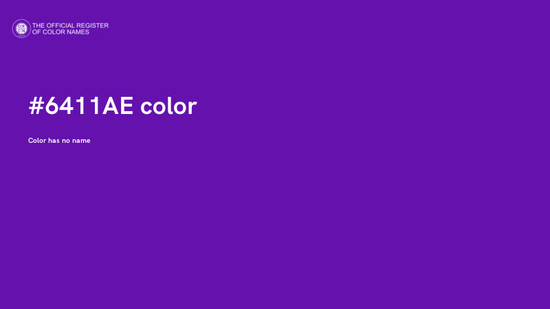 #6411AE color image