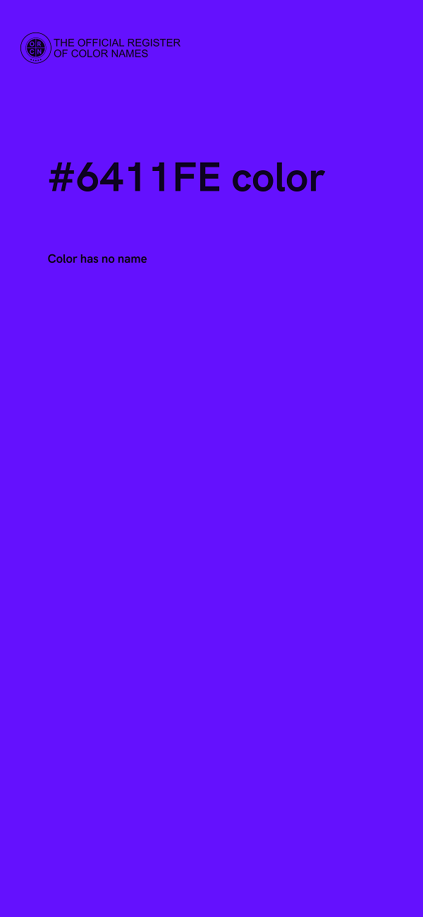 #6411FE color image