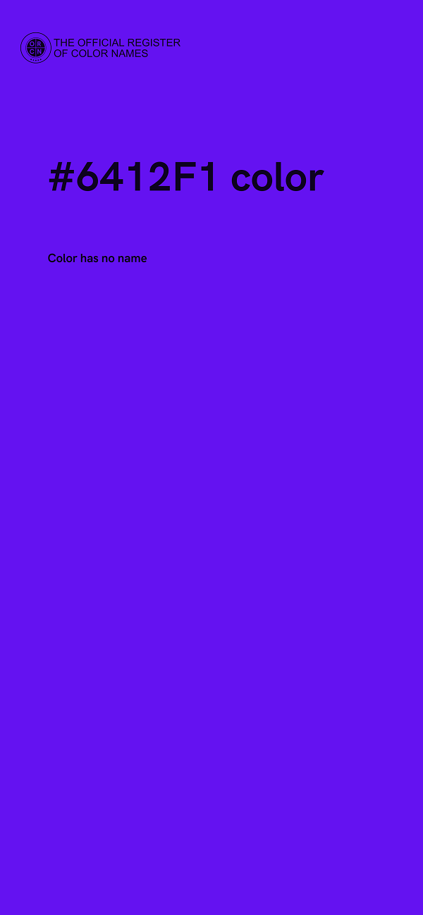 #6412F1 color image