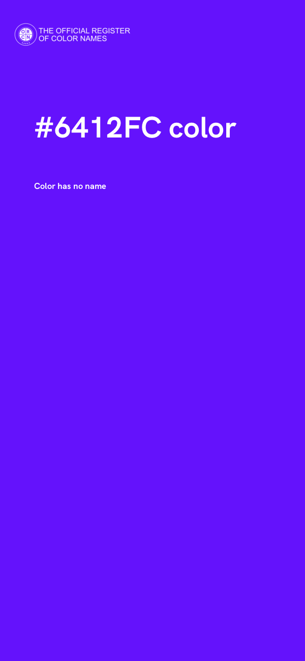 #6412FC color image