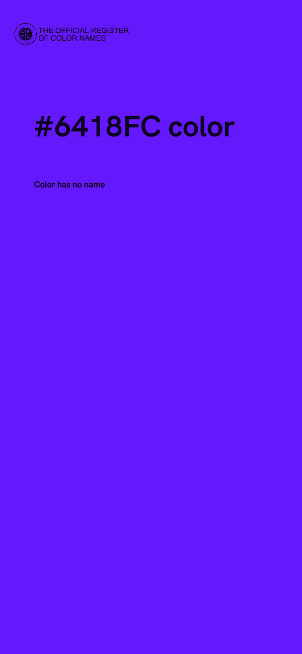 #6418FC color image