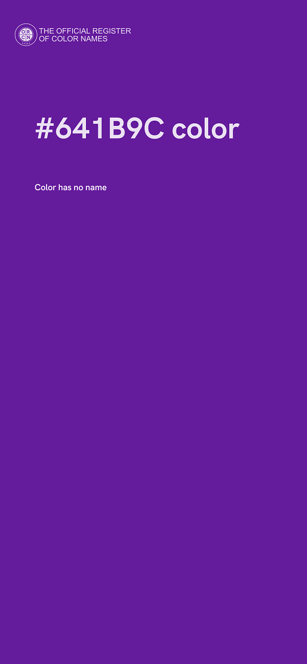 #641B9C color image
