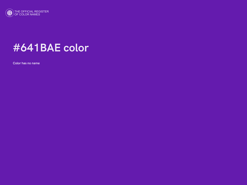 #641BAE color image