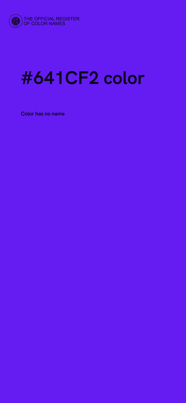 #641CF2 color image