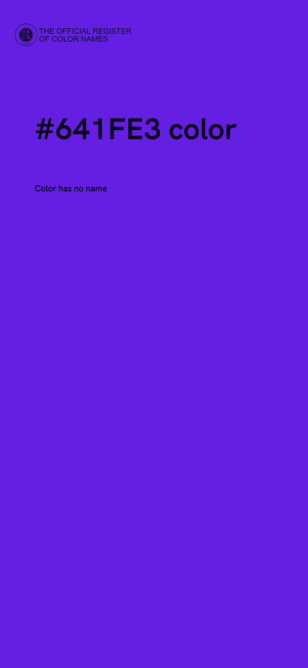 #641FE3 color image