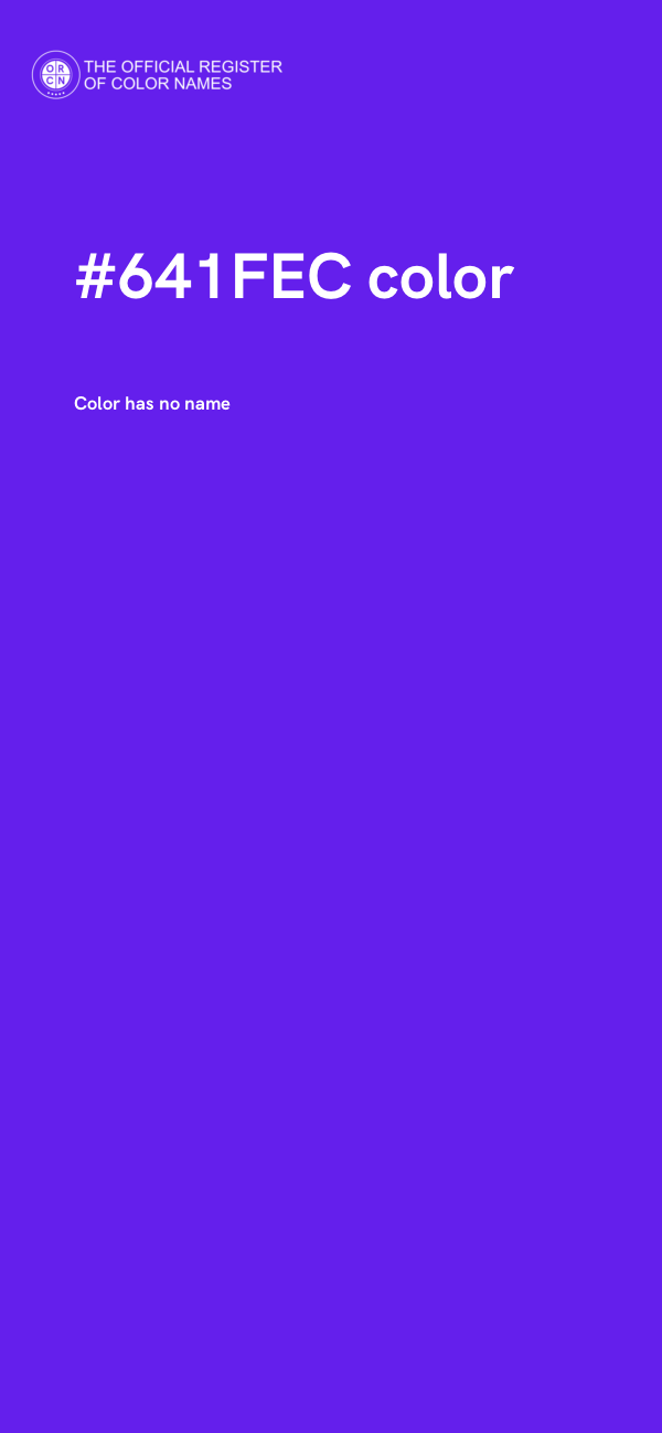 #641FEC color image