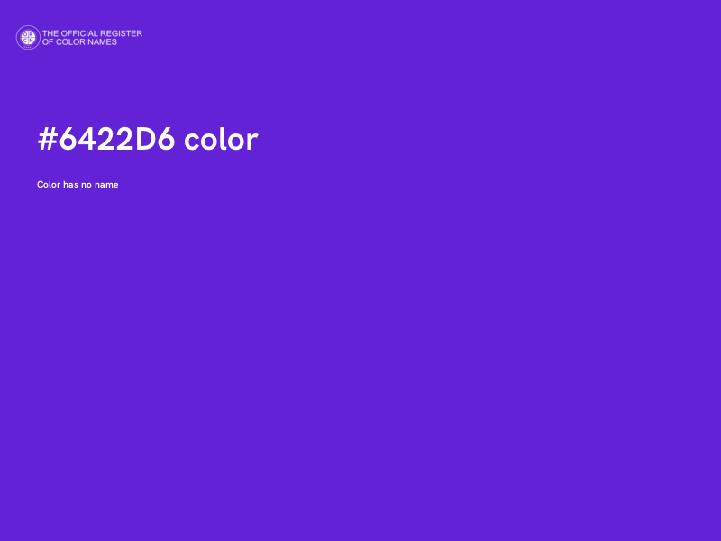#6422D6 color image