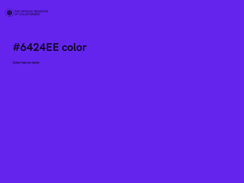 #6424EE color image