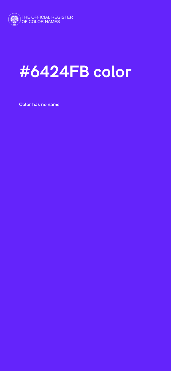 #6424FB color image
