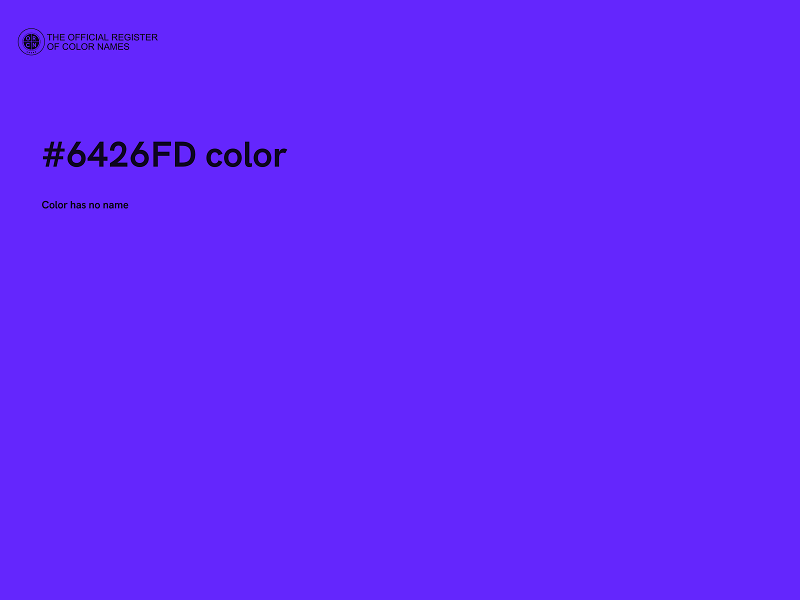 #6426FD color image