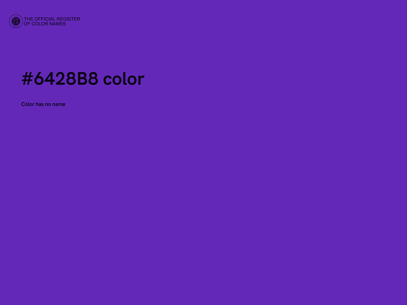 #6428B8 color image