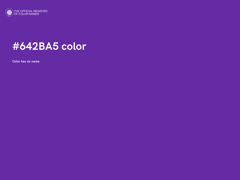 #642BA5 color image