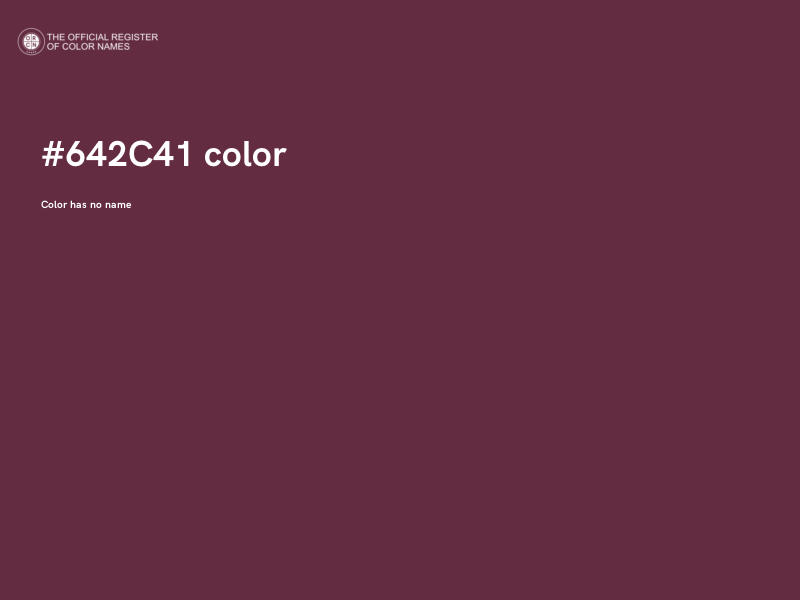 #642C41 color image