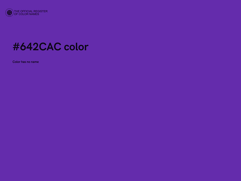 #642CAC color image