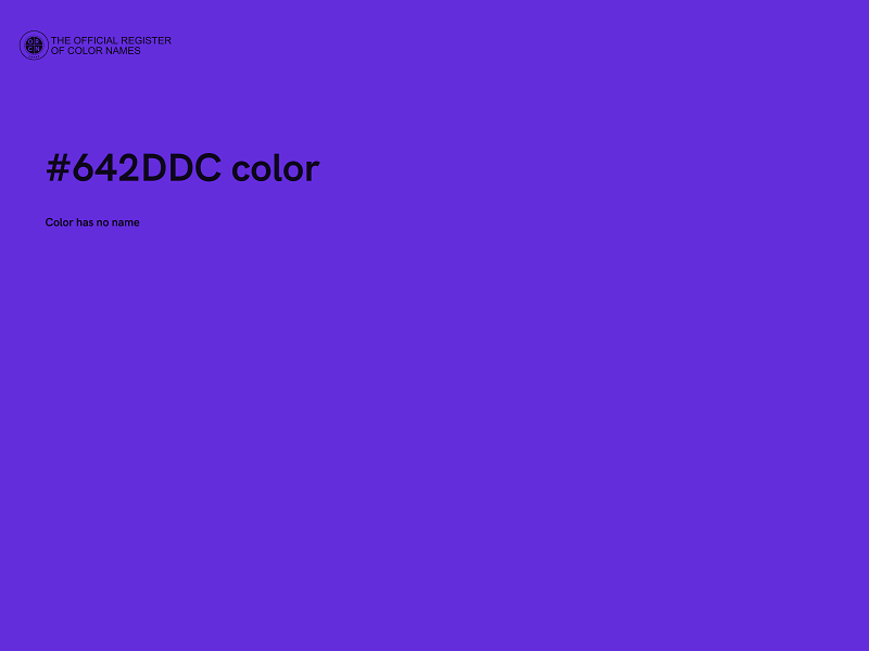 #642DDC color image