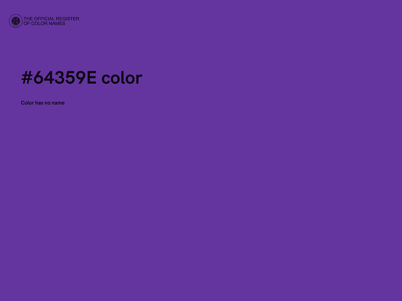 #64359E color image