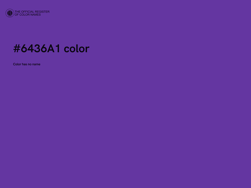 #6436A1 color image