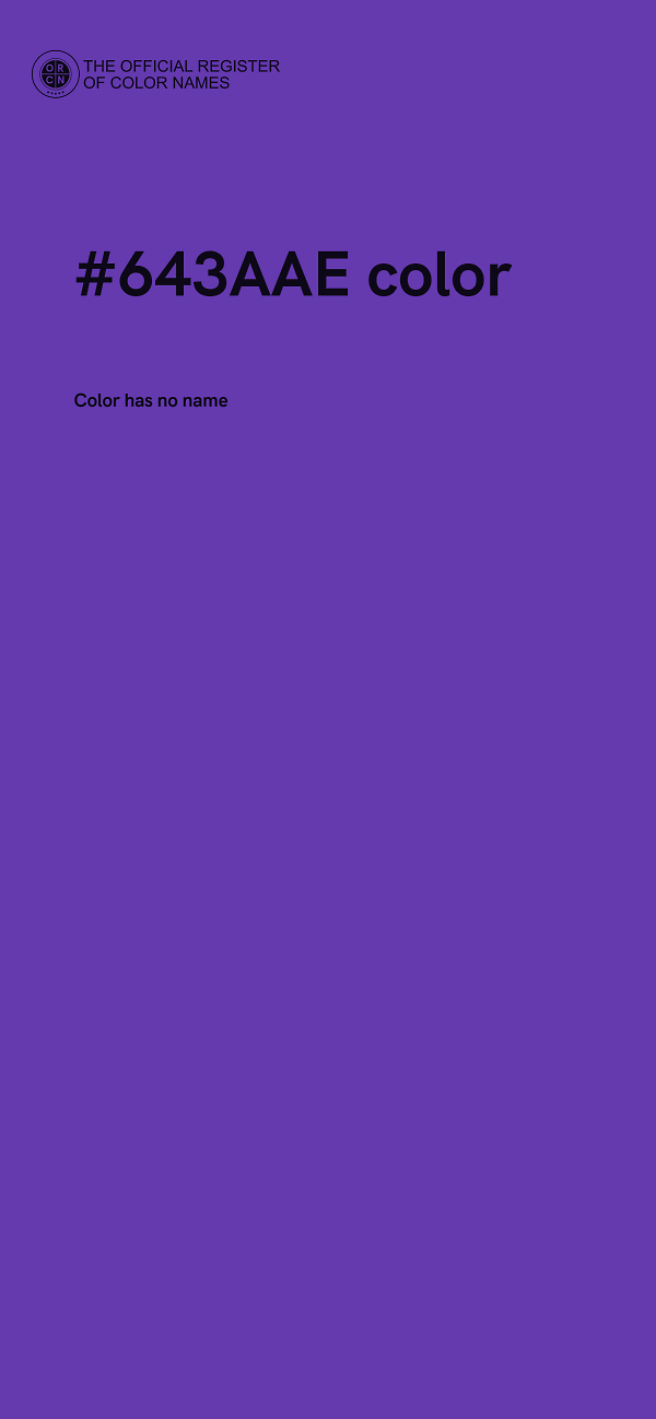#643AAE color image