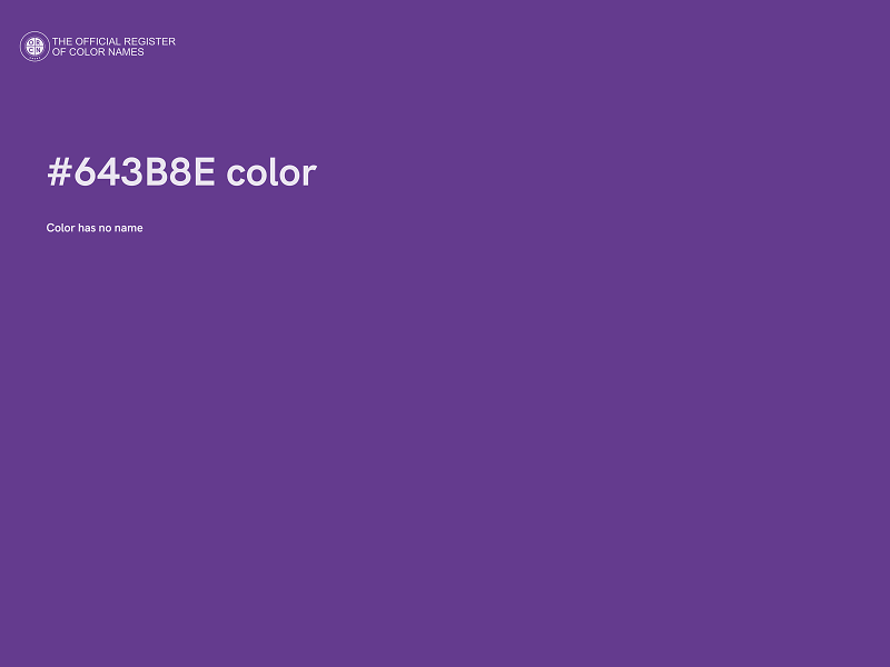 #643B8E color image