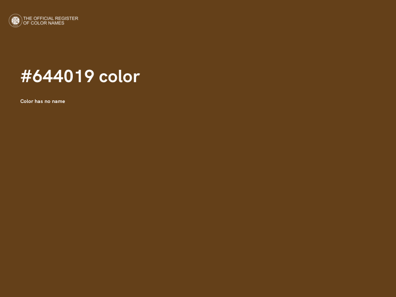 #644019 color image