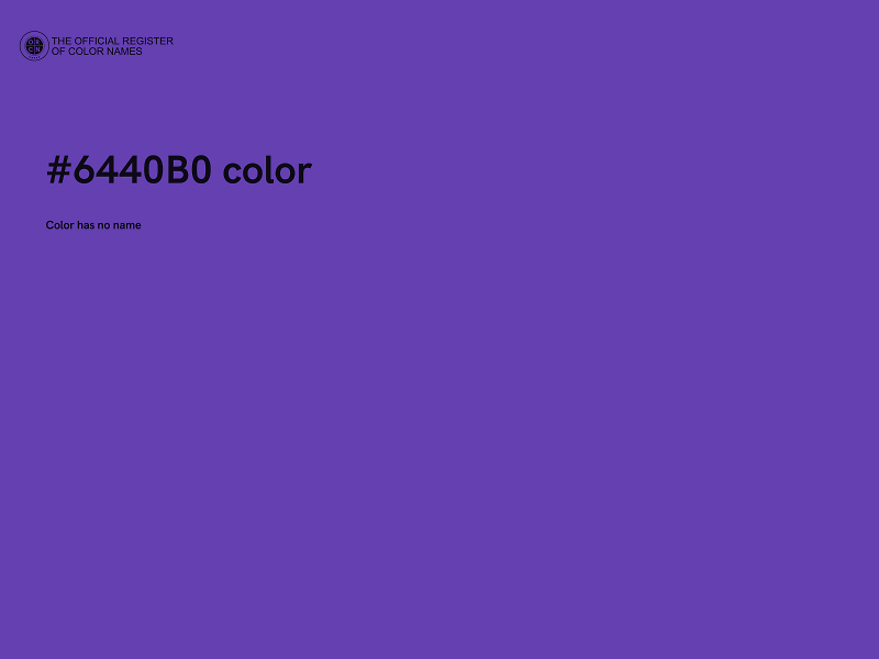 #6440B0 color image